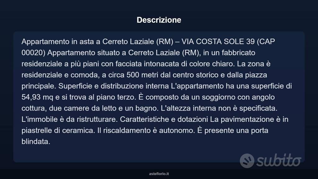 Appartamento – RM - Vista 3