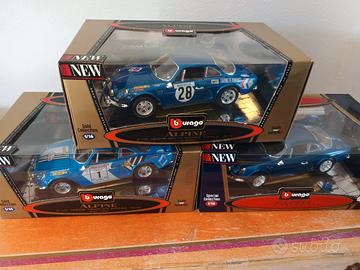 modelli burago lotto Renault alpine 