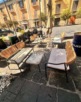 set divani per esterno