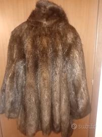 PELLICCIA DI CASTORO tg 48 pelo lungo