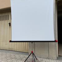 Schermo per proiezioni  portatile double face