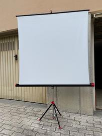 Schermo per proiezioni  portatile double face