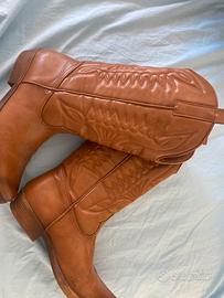 camperos in pelle color quoio