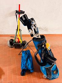 Sacca da Golf Ping Blu Completa e Carrello