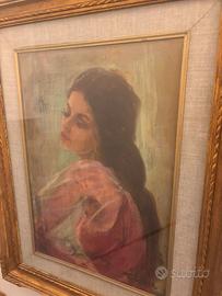 Dipinti olio su tela Idilio Falciani