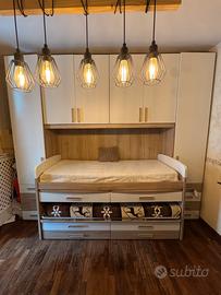 Letto doppio Mondo Convenienza, buone condizioni.