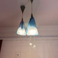 Lampadario doppio Murano