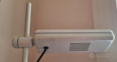 Lampada a piantana bianca, design Frattini – Relco