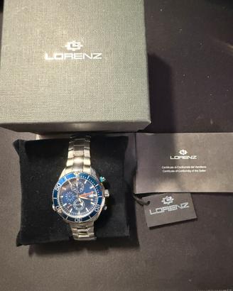 LORENZ Cronografo sub Professional Nuovo Full Set
