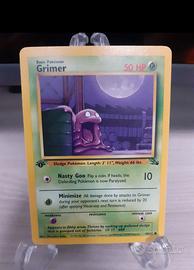Pokémon Grimer 1st edition 48/62 fossil vintage