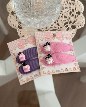 Fermagli bambina halloween mollette capelli