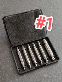 Set #1 estrattori doppia testa acciaio HSS 4341