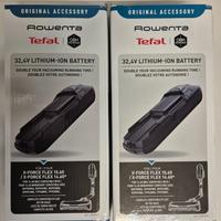 2 Batterie Rowenta x-force 14.60 15.60 ORIGINALI
