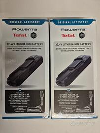 2 Batterie Rowenta x-force 14.60 15.60 ORIGINALI