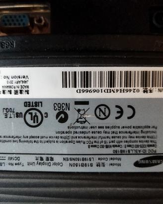 Monitor Samsung  19"