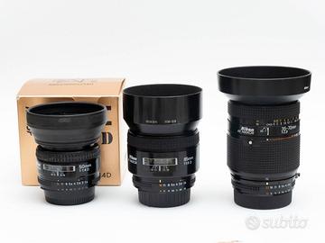 Nikkor kit lenti serie D autofocus 50/85/35-70