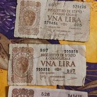 Lotto lire italiane storiche – Biglietti di Stato