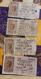 Lotto lire italiane storiche – Biglietti di Stato