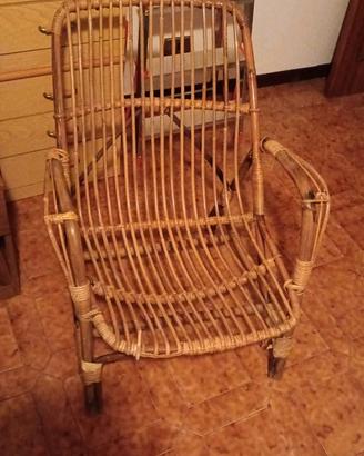 Poltroncina in bambù