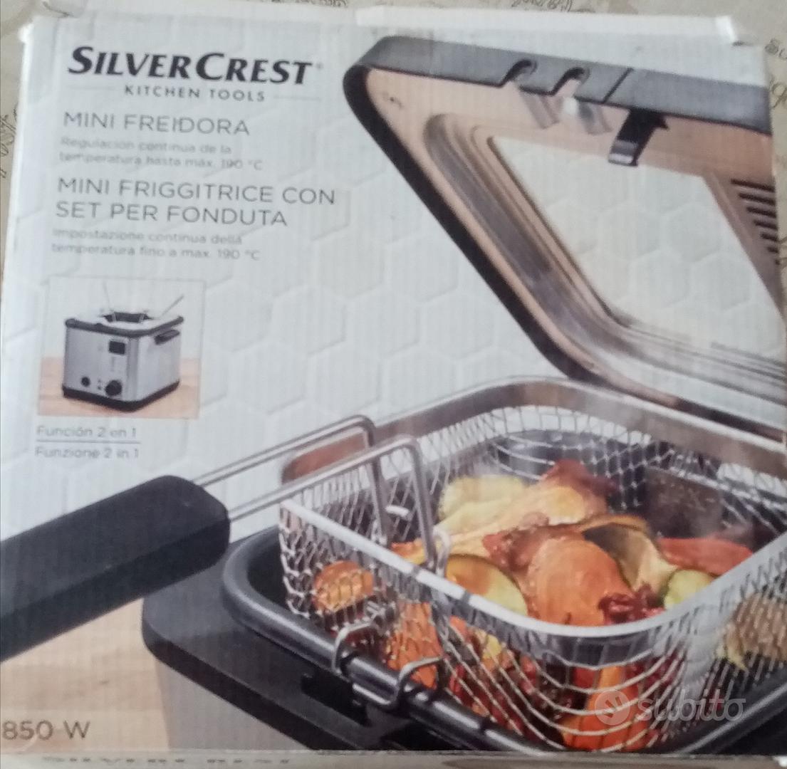 Friggitrice Silvercrest con set per fonduta