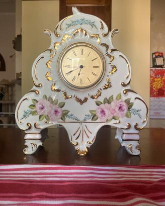 Orologio vintage in porcellana di Limoges anni ‘60