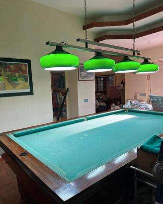 Tavolo da biliardo tradizionale con buche italiana