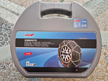 Catene da neve Alpin 9mm  110 omologate, mai usate