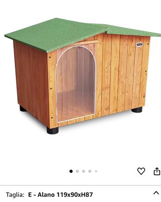 Cuccia per cani in legno