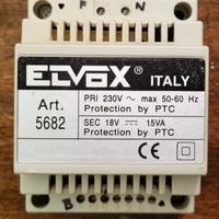 Elvox 5682 alimentatore dc videocitofono Vimar