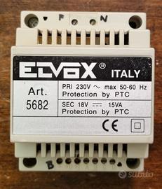 Elvox 5682 alimentatore dc videocitofono Vimar