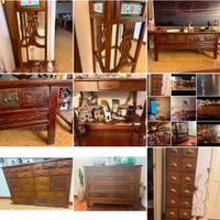 Lotto mobile credenza ed oggestistica vintage
