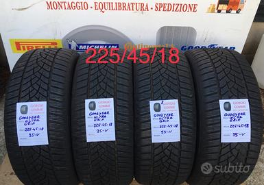Gomme invernali 225/45/18-255/40/18 dopia Misura