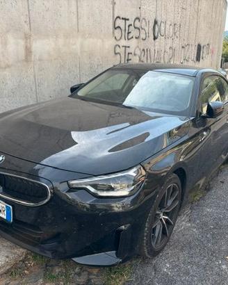 BMW 218 Coupè colore nero metallizzato
