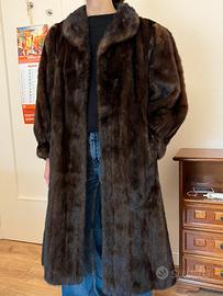 Cappotto - Pelliccia vera di visone scuro