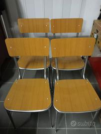 Sedie anni 60 formica