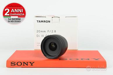 Tamron 20mm f2.8 Di III OSD M1:2 Sony E USATO GARA