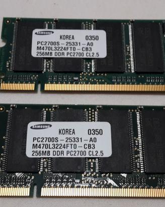 SAMSUNG M470L3224FT0-CB3 512Mb SO-DIMM DDR1 333MHz