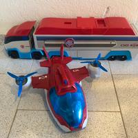 Camion e aereo Paw Patrol