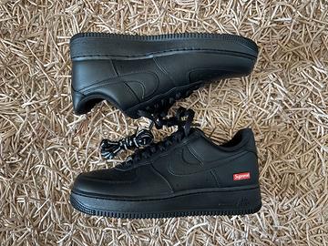 Nike Air Force 1 x Supreme Black 40,5