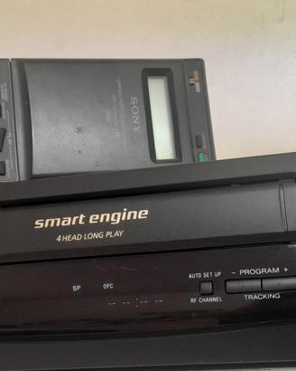 VIDEOREGISTRATORE LETTORE VHS SONY 4HEAD LONGPLAY