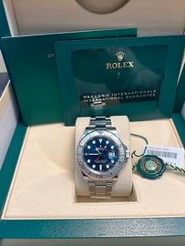 Rolex yacht master blue 126622 full 2024 platino