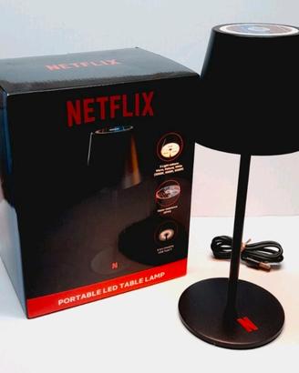 Lampada da tavolo LED, portatile, Netflix, nuova