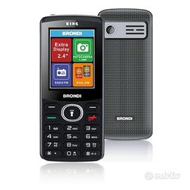 Cellulare Brondi King  + dual sim + caricatore