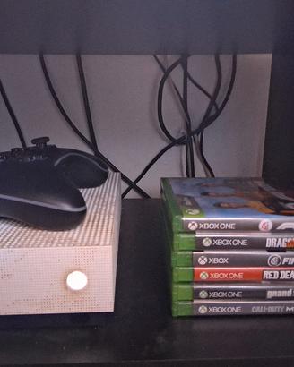 xbox one s 500GB + controller e giochi