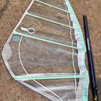 Vela Neilpryde NP Supernova 7.4 + albero + boma X5