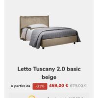 Letto contenitore Perdormire ,una piazza e mezzo