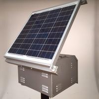 Palo fotovoltaico per 2 batterie da 100 Amp