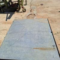 chiusino -botola - coperchio zincato 117x100cm