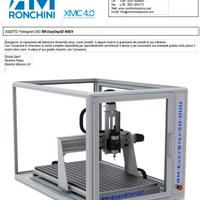 Pantografo 3 assi Ronchini CNC RM-EasyStep3D 400EV