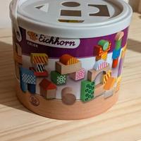 Eichhorn Costruzioni Mattoncini Colorati legno